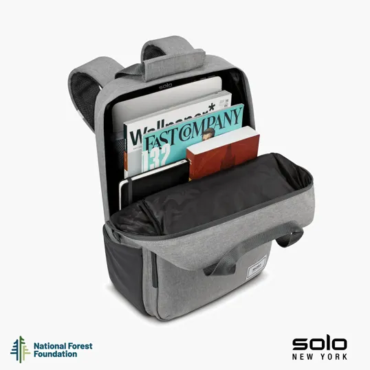 Solo New York Re:claim Recycled PET Backpack — view 6