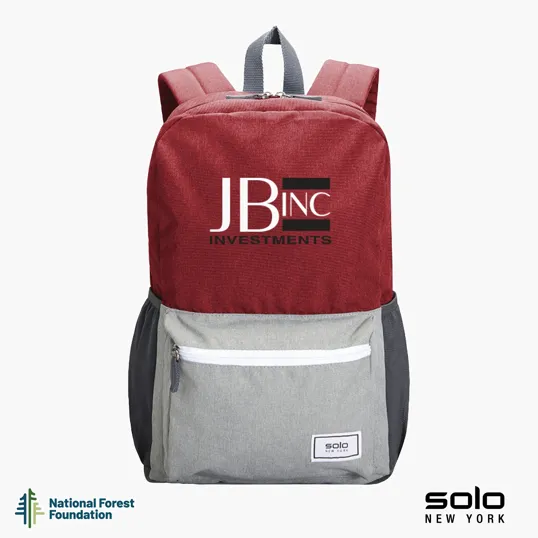Solo New York RE:Solve Recycled PET Backpack — view 2