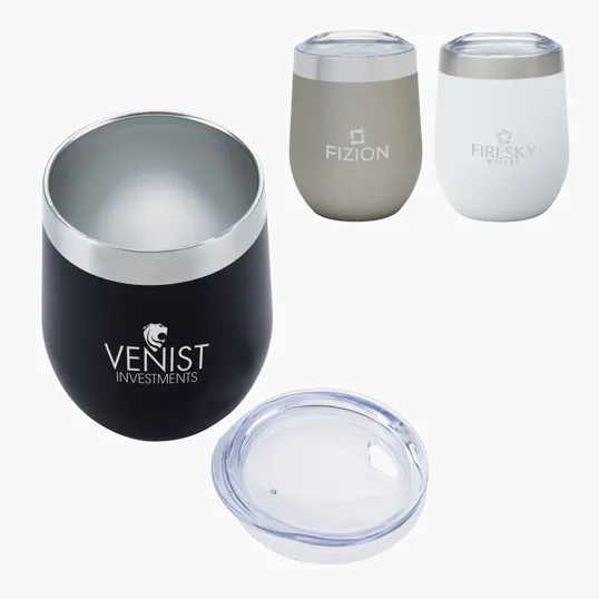 Sovrano Brisbane 12 oz. Stainless Steel Wine Tumbler