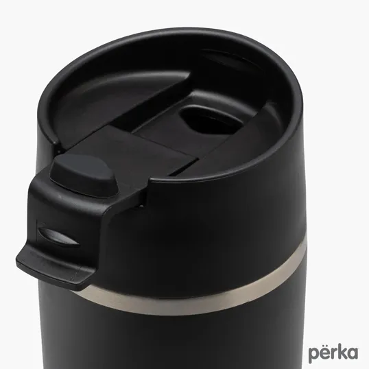 Perka® Macchiato 12 oz. Double Wall Coffee/Tea Press Tumbler — view 8