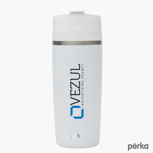 Perka® Macchiato 12 oz. Double Wall Coffee/Tea Press Tumbler — view 14