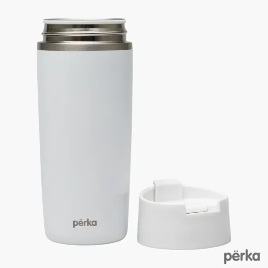 Perka® Macchiato 12 oz. Double Wall Coffee/Tea Press Tumbler — view 18