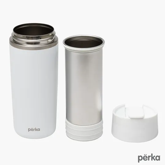 Perka® Macchiato 12 oz. Double Wall Coffee/Tea Press Tumbler — view 19