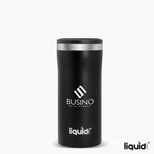 Sovrano Liquid Fusion® 12 oz. Double Wall Stainless Steel Skinny Can Cooler — view 2