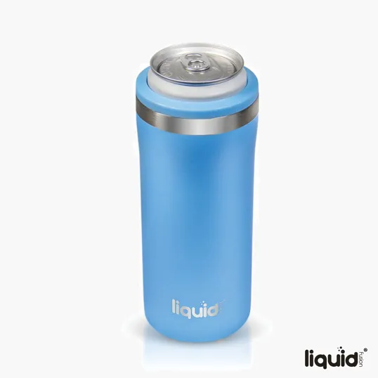 Sovrano Liquid Fusion® 12 oz. Double Wall Stainless Steel Skinny Can Cooler — view 9