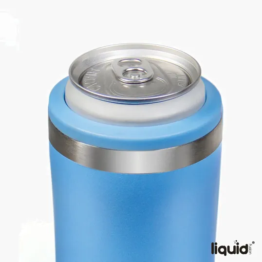 Sovrano Liquid Fusion® 12 oz. Double Wall Stainless Steel Skinny Can Cooler — view 13