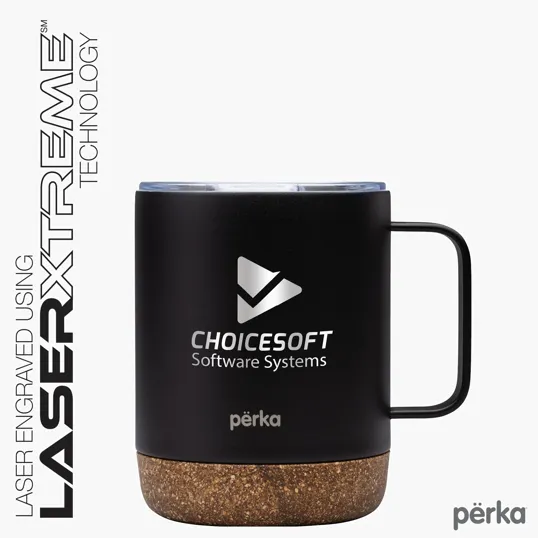 Perka® Wyatt 12 oz. Double Wall Stainless Steel Camping Mug — view 3