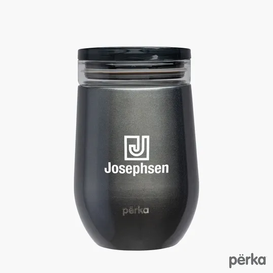 Perka® Taylor 12 oz. Double Wall Stainless Steel Wine Mug