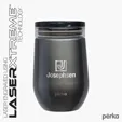 Perka® Taylor 12 oz. Double Wall Stainless Steel Wine Mug — view 2