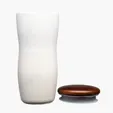 Sovrano Tarrazu 12 oz. Double Wall Ceramic Tumbler with Wood Lid — view 9