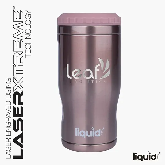 Liquid Fusion® Icy Bev Kooler® 4-In-1 Double Wall Stainless Steel Can Cooler / Tumbler — view 2
