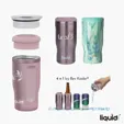 Liquid Fusion® Icy Bev Kooler® 4-In-1 Double Wall Stainless Steel Can Cooler / Tumbler