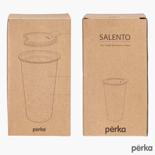 Perka® Salento 14 oz. Double Wall Ceramic Tumbler — view 6