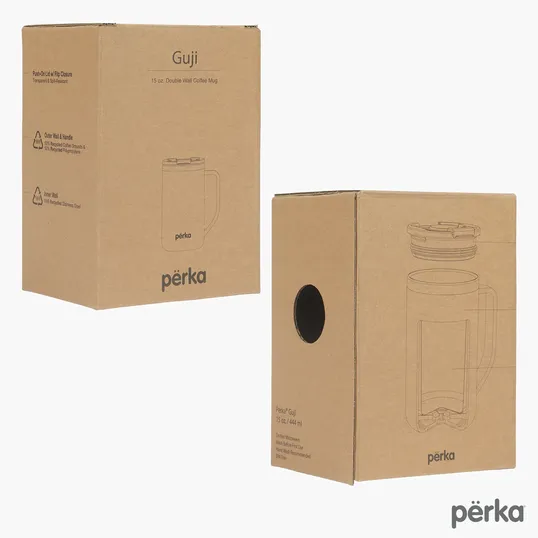 Perka® Guji 15 oz. Recycled Steel and Coffee Grounds Mug — view 6