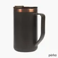 Perka® Guji 15 oz. Recycled Steel and Coffee Grounds Mug — view 9