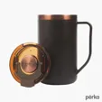 Perka® Guji 15 oz. Recycled Steel and Coffee Grounds Mug — view 10