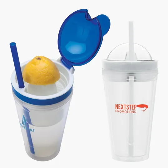 Valumark 16 oz Juicer Tumbler with Straw