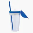 Valumark 16 oz Juicer Tumbler with Straw — view 4