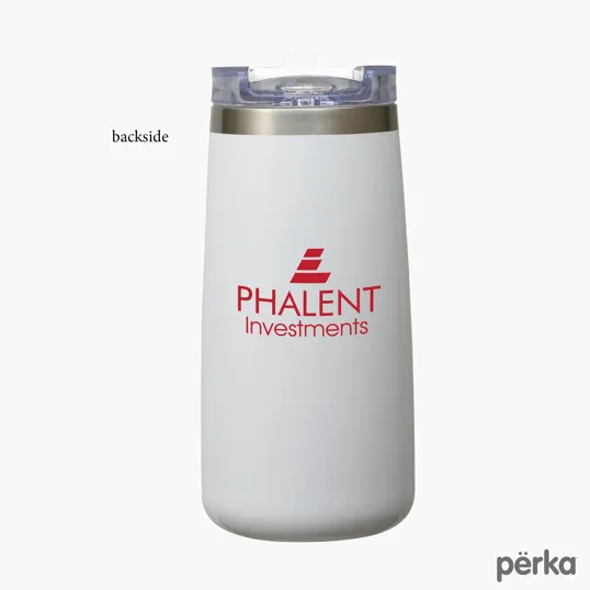 Perka® Erie 16 oz. Double Wall Stainless Steel Tumbler — view 11
