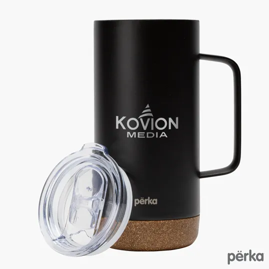 Perka® Kerstin 16 oz. Double Wall Stainless Steel Mug — view 3