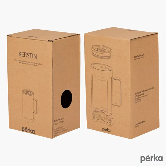 Perka® Kerstin 16 oz. Double Wall Stainless Steel Mug — view 6