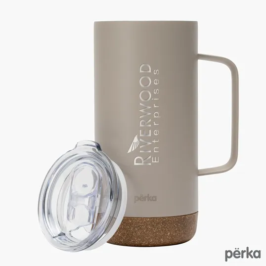 Perka® Kerstin 16 oz. Double Wall Stainless Steel Mug — view 9