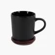 Sovrano Copenhagen 16 oz. Ceramic Mug with Acacia Wood Lid — view 3