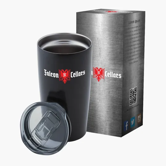 Sovrano Shasta 20 oz. Stainless Steel Tumbler — view 2