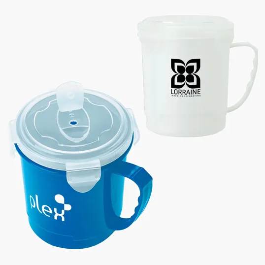 Heat It Up 24 oz. Soup and Oatmeal Cup with Snap-On Lid