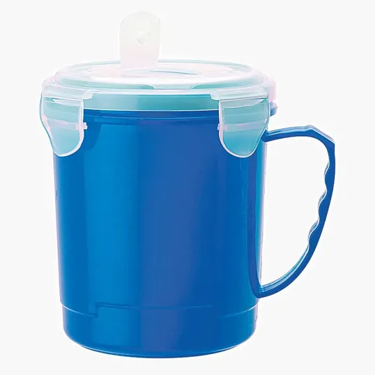 Heat It Up 24 oz. Soup and Oatmeal Cup with Snap-On Lid — view 4