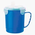 Heat It Up 24 oz. Soup and Oatmeal Cup with Snap-On Lid — view 4