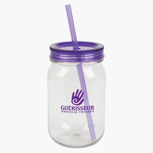 Valumark Bootlegger II 27 oz. RPET Mason Jar Tumbler — view 18