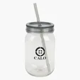 Valumark Bootlegger II 27 oz. RPET Mason Jar Tumbler — view 2