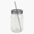 Valumark Bootlegger II 27 oz. RPET Mason Jar Tumbler — view 3