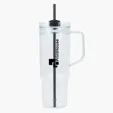 Valumark Oliver 40 oz. Clear AS Travel Mug — view 3