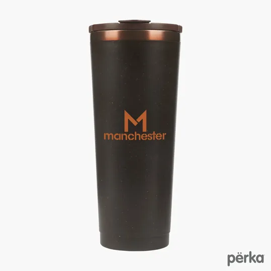 Perka® Barbarossa 24 oz. Recycled Steel and Coffee Grounds Tumbler — view 9
