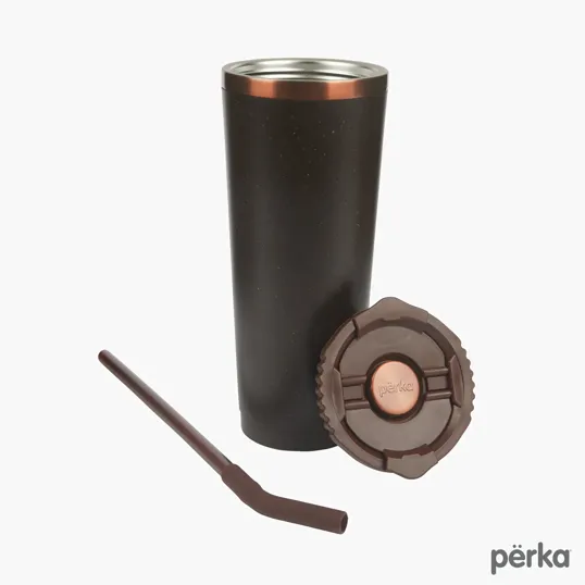 Perka® Barbarossa 24 oz. Recycled Steel and Coffee Grounds Tumbler — view 11