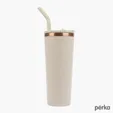 Perka® Barbarossa 24 oz. Recycled Steel and Coffee Grounds Tumbler — view 3