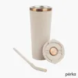Perka® Barbarossa 24 oz. Recycled Steel and Coffee Grounds Tumbler — view 4