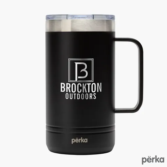 Perka® Wayfarer 24 oz. Double Wall Stainless Steel Mug — view 2