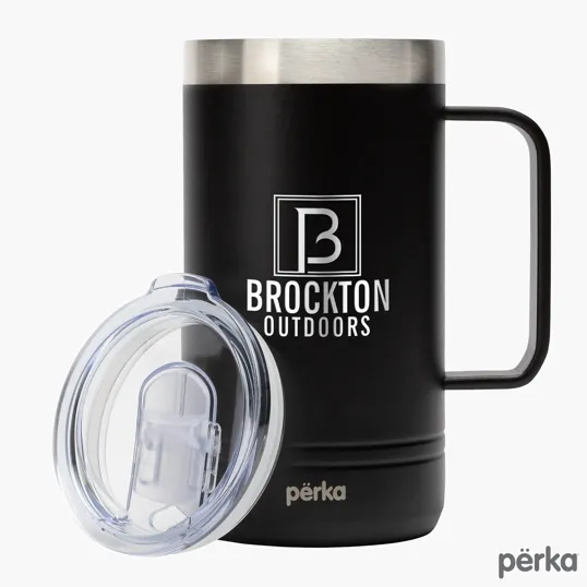 Perka® Wayfarer 24 oz. Double Wall Stainless Steel Mug — view 4