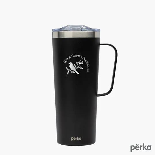 Perka® Winston 28 oz. Double Wall Stainless Steel Travel Mug — view 2