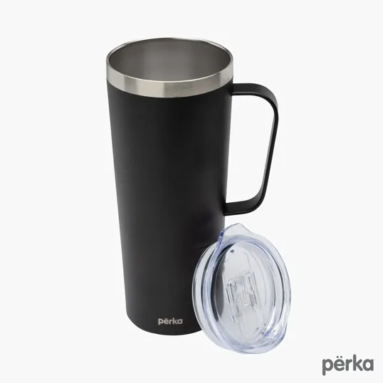 Perka® Winston 28 oz. Double Wall Stainless Steel Travel Mug — view 3