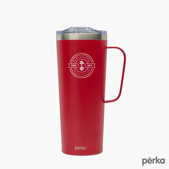 Perka® Winston 28 oz. Double Wall Stainless Steel Travel Mug — view 11