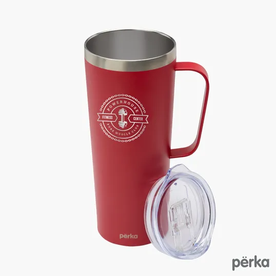 Perka® Winston 28 oz. Double Wall Stainless Steel Travel Mug — view 12