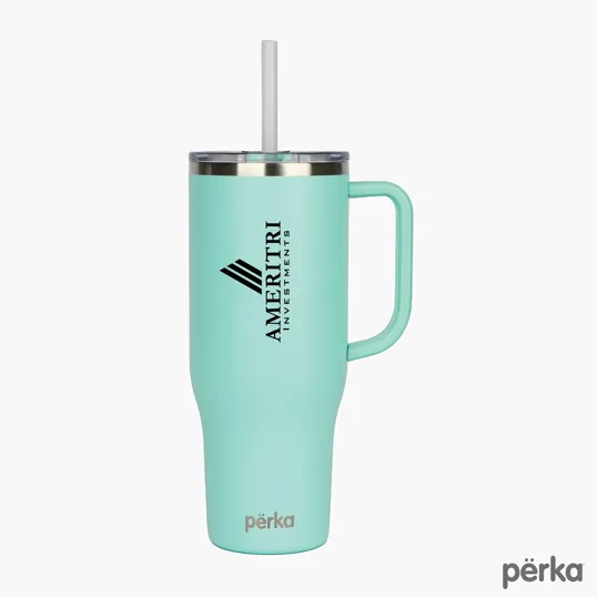 Perka® Kempton 40 oz. Double Wall Stainless Steel Travel Mug — view 4
