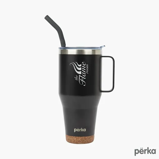 Perka® Hartford 40 oz. Double Wall Stainless Steel Travel Mug