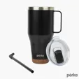 Perka® Hartford 40 oz. Double Wall Stainless Steel Travel Mug — view 2