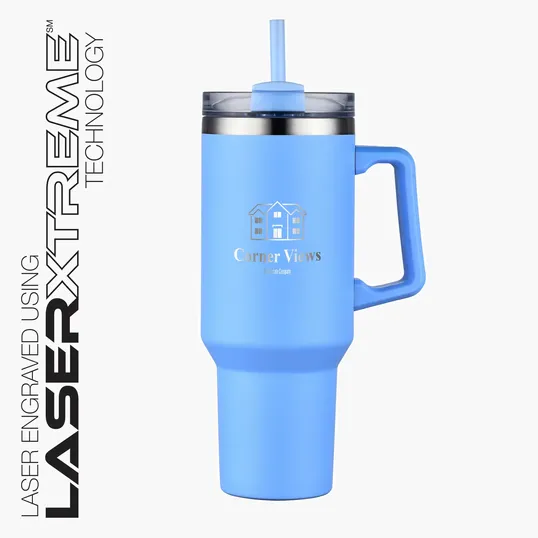 Sovrano Lucas 40 oz. Double Wall Stainless Steel Travel Mug — view 20
