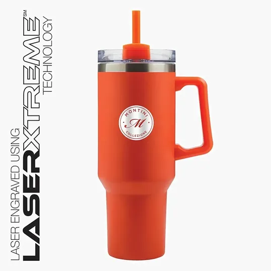 Sovrano Lucas 40 oz. Double Wall Stainless Steel Travel Mug — view 45